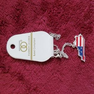 Patriotic Kentucky Necklace